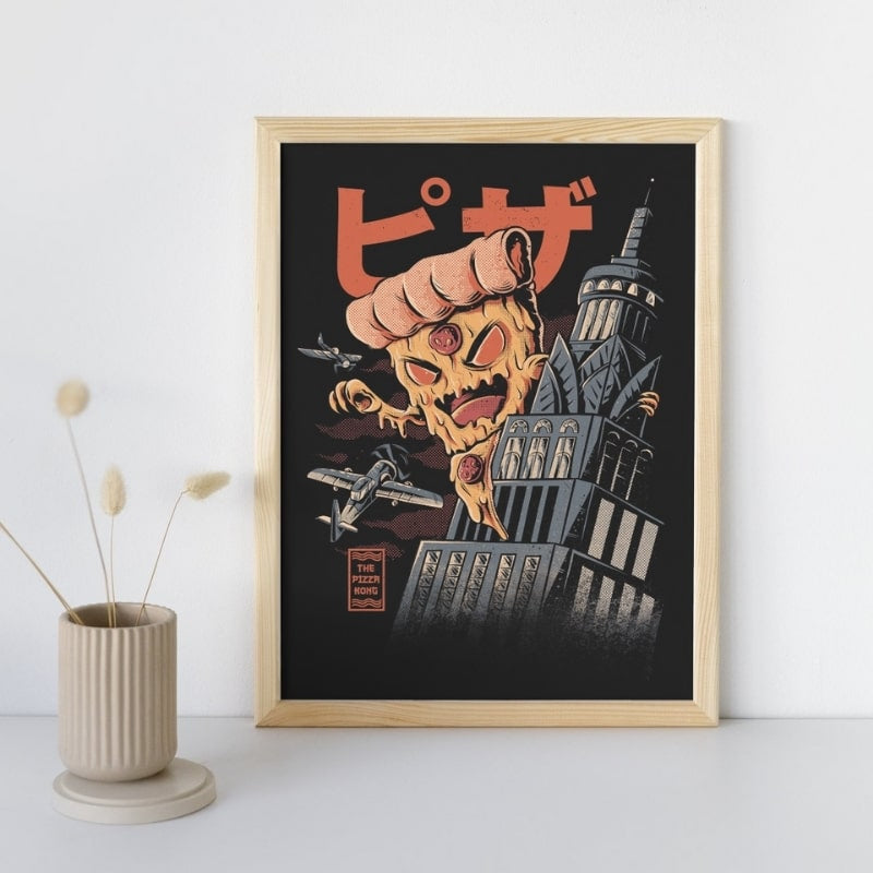 Póster Japonés Godpizza A3