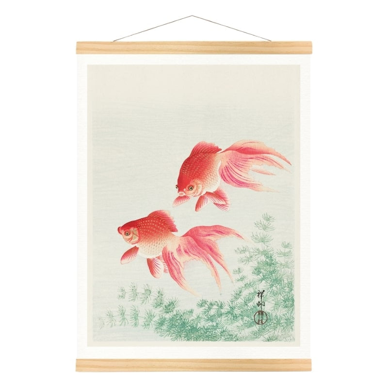 Póster Japonés Peces de Colores A3