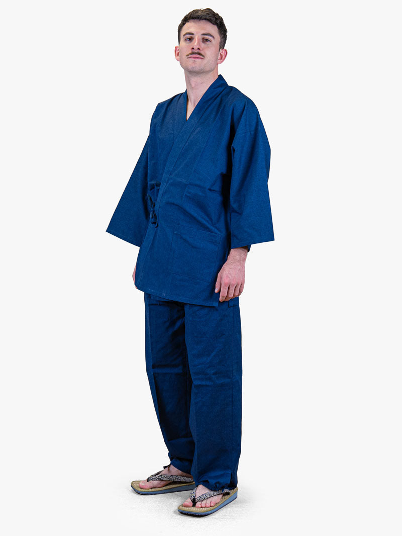 Samue Japonés Hombre – Azul Marino Entretiempo