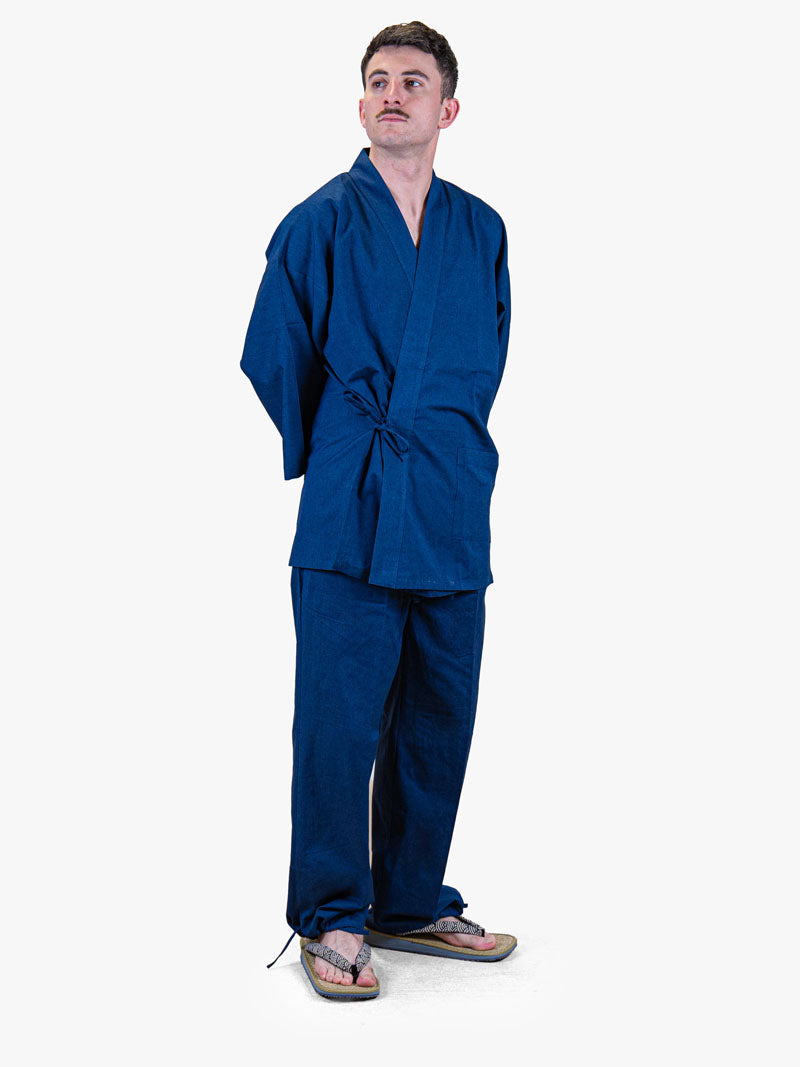 Samue Japonés Hombre – Azul Marino Entretiempo