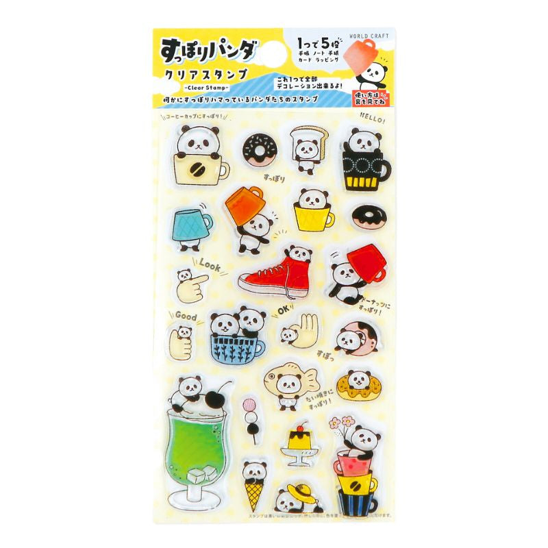 Sellos Transparentes Panda