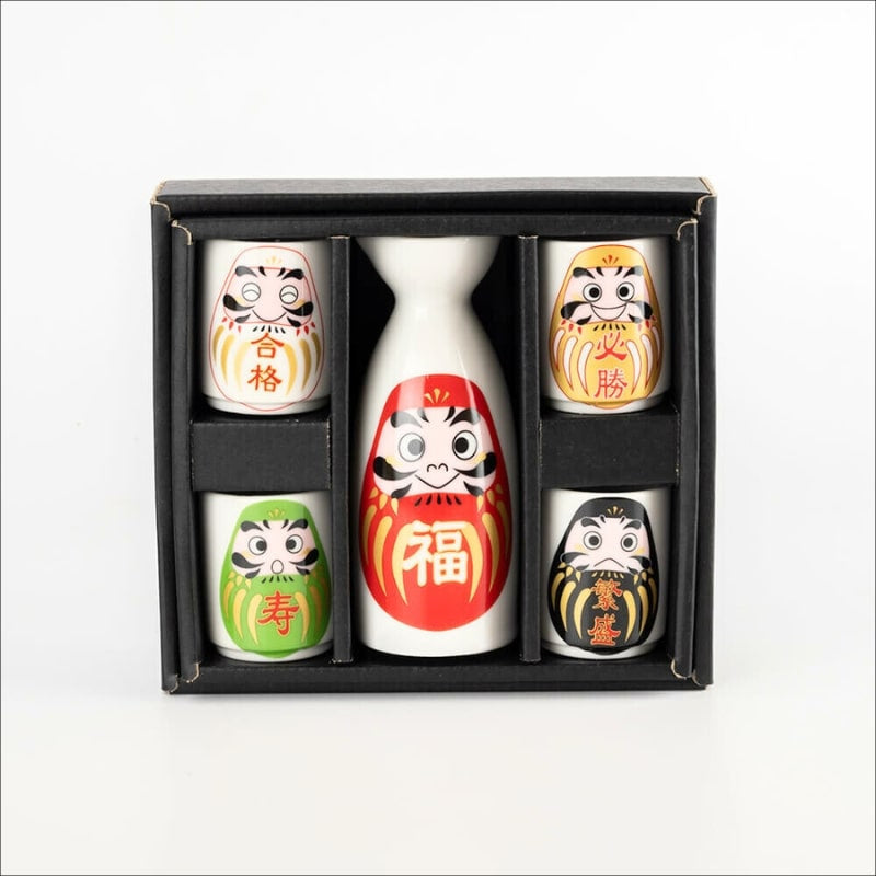 Set de sake japonés Daruma