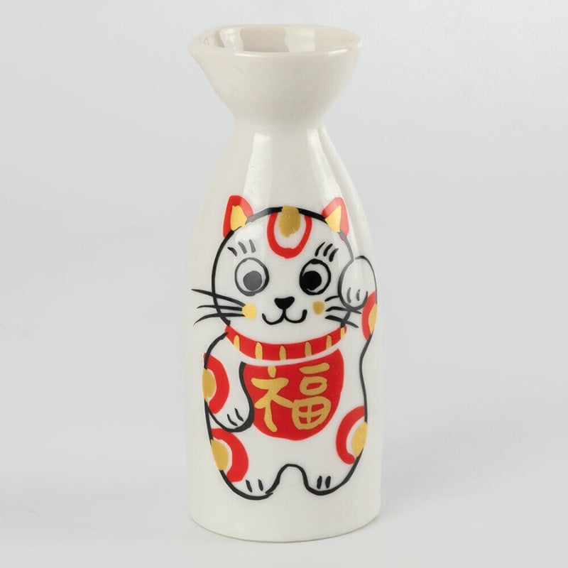 Juego de sake Maneki Neko