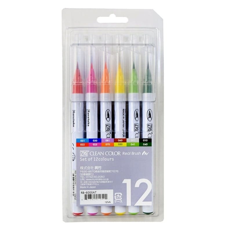 Set de 12 Rotuladores ZIG Extra-Finos