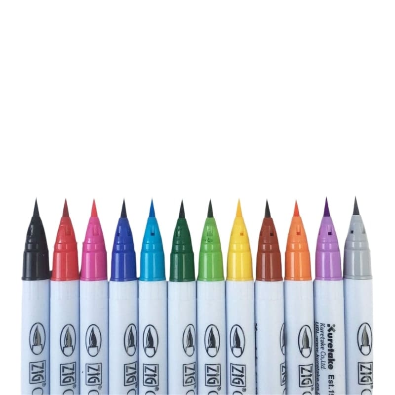 Set de 12 Rotuladores ZIG Extra-Finos