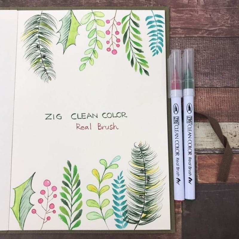 Set de 24 rotuladores pincel extrafinos ZIG
