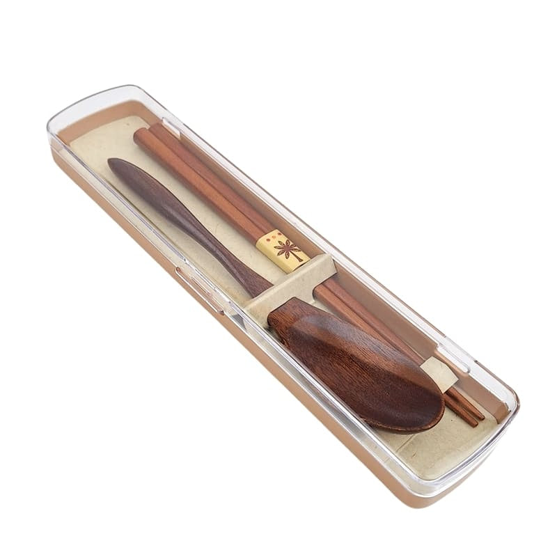 Set Baguettes & Cuillère avec Boîte de Transport