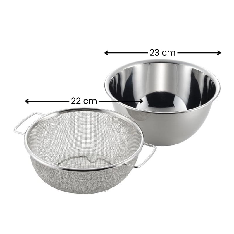 Set de arrocera y colador japonés