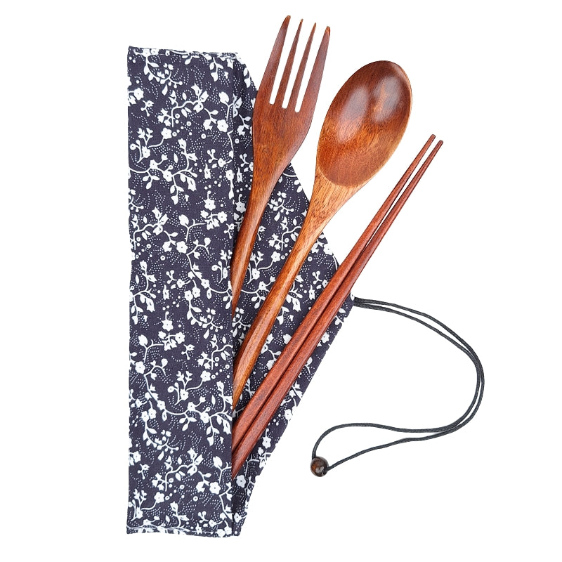 Juego de Cubiertos Japoneses de Madera