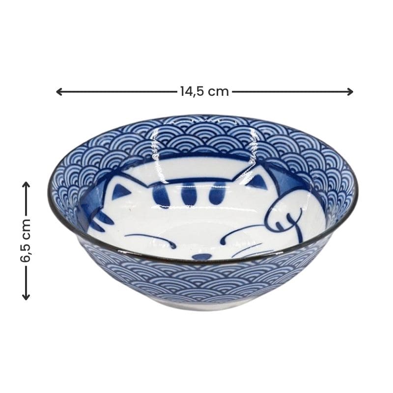 Set de 2 Cuencos Japoneses Gatos