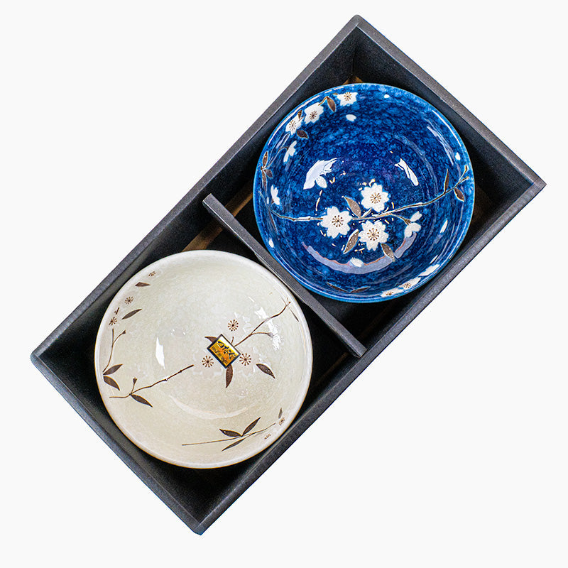 Set de 2 cuencos japoneses pequeños Sakura