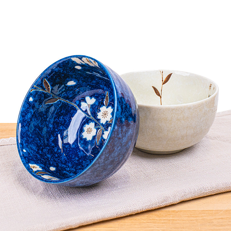 Set de 2 cuencos japoneses pequeños Sakura