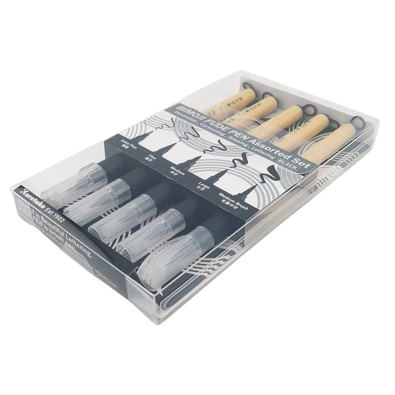 Set de 5 Rotuladores de Fieltro Bimoji Fude Pen