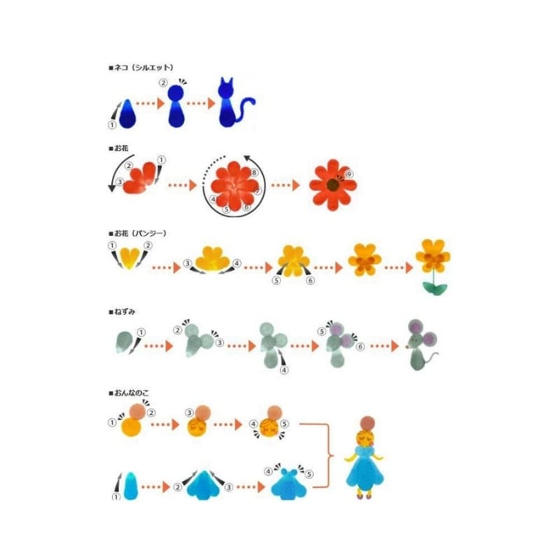 Juego de 6 rotuladores Dot Double Point
