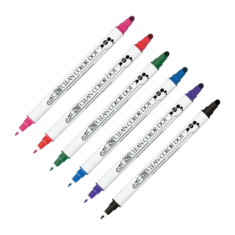 Set de 6 Rotuladores Dot Double Point