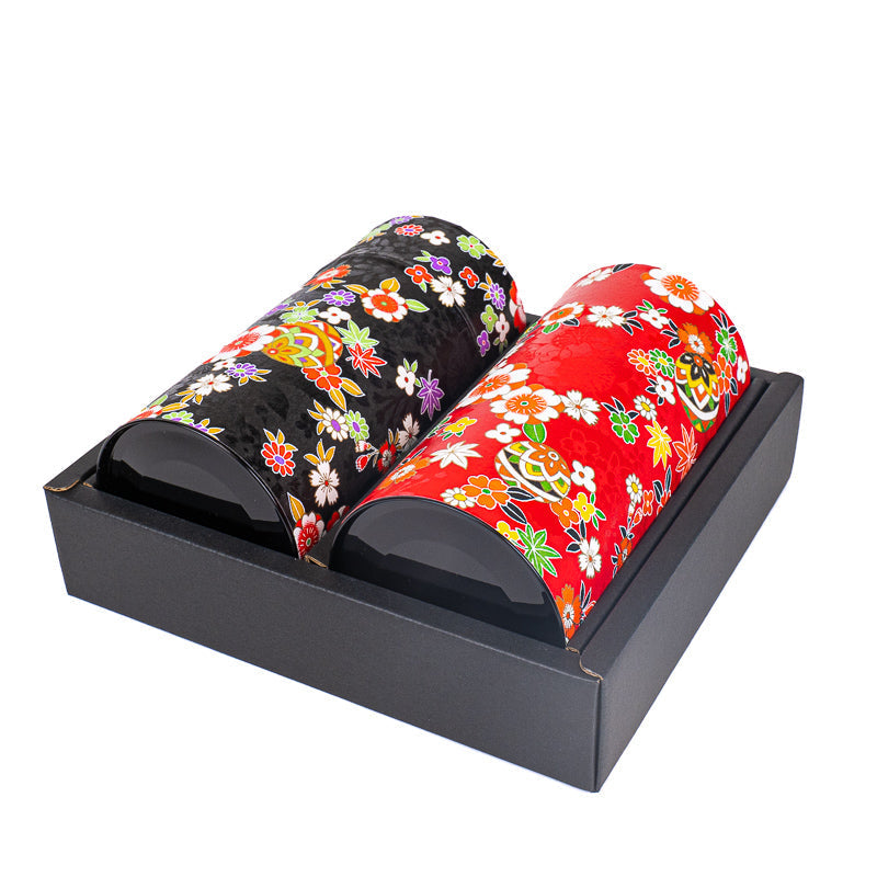 Set de Dos Latas de Té con Papel Washi
