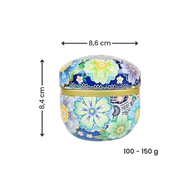 Set de Dos Latas de Té - Flores Japonesas