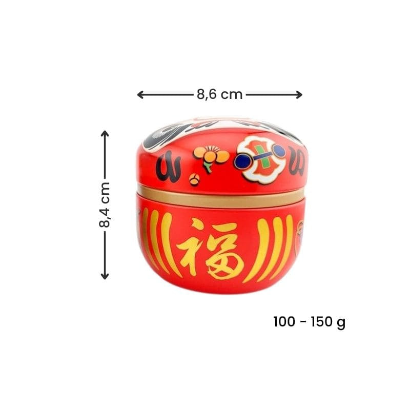 Set de Dos Latas de Té de Metal - Daruma