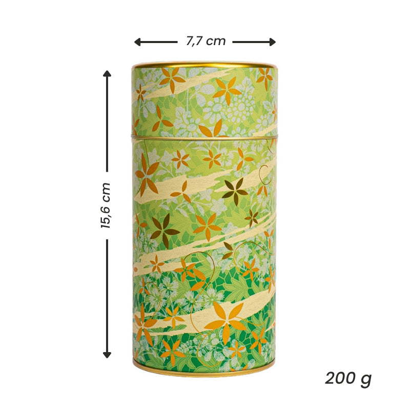 Set de Dos Latas de Té de Metal - Estampado Floral