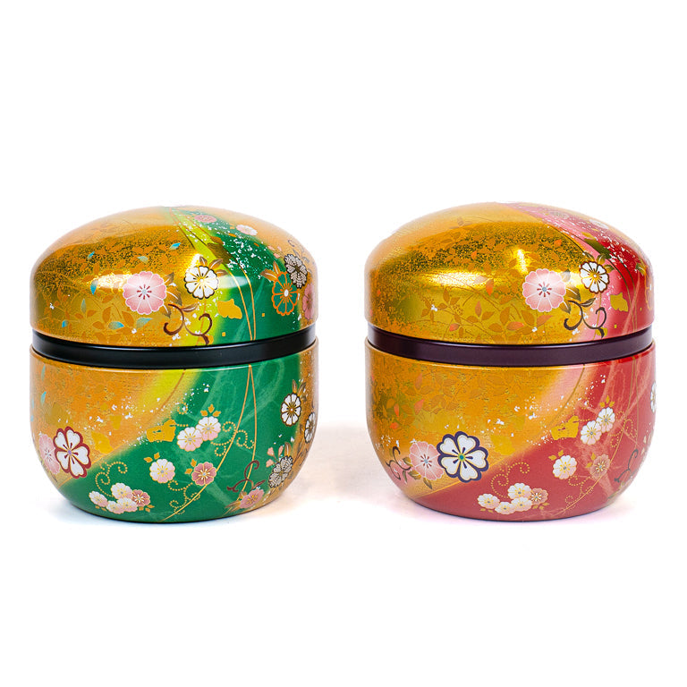 Set de Dos Latas de Té Redondas
