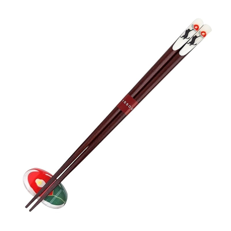 Set de Palillos Japoneses Neko Tsubaki