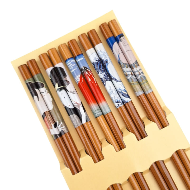 Set de Palillos Japoneses Ukiyo-e