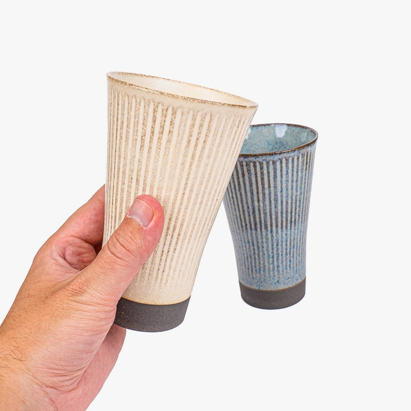 Set de regalo de 2 tazas japonesas grandes