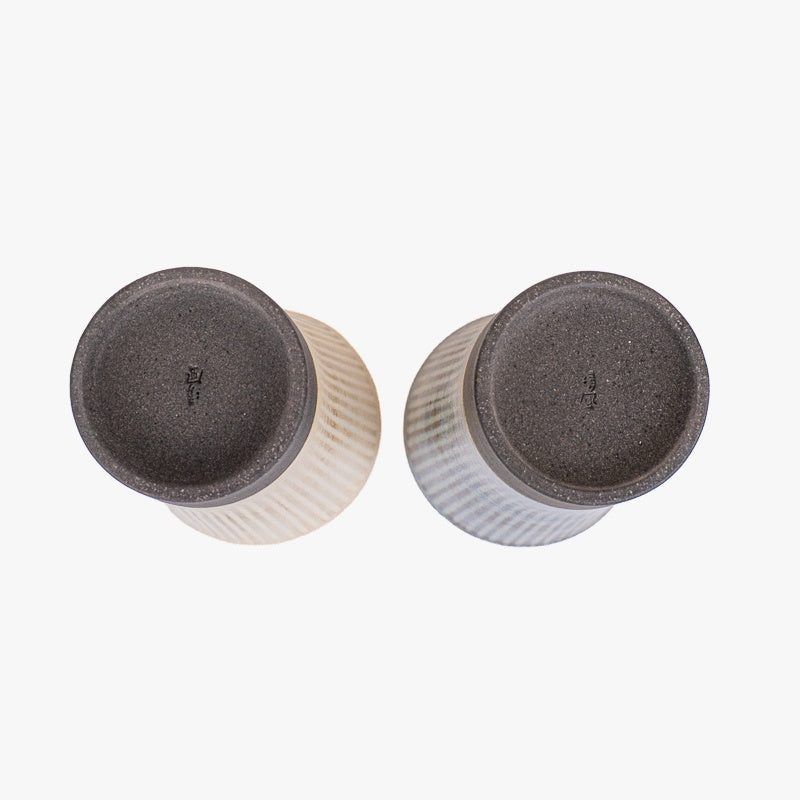 Set de regalo de 2 tazas japonesas grandes