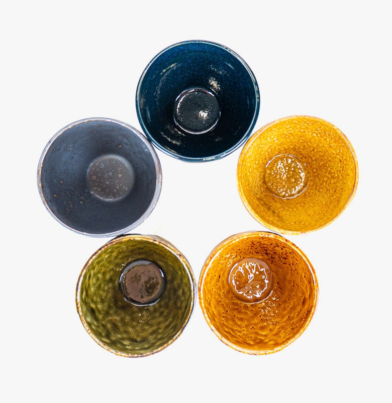 Set de regalo de 5 tazas japonesas Hannari