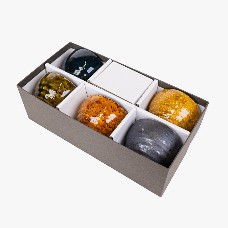 Set de regalo de 5 tazas japonesas Hannari