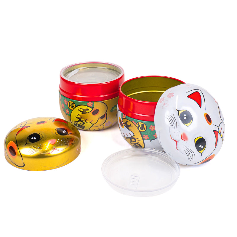Set Dos Latas de Té - Maneki Neko