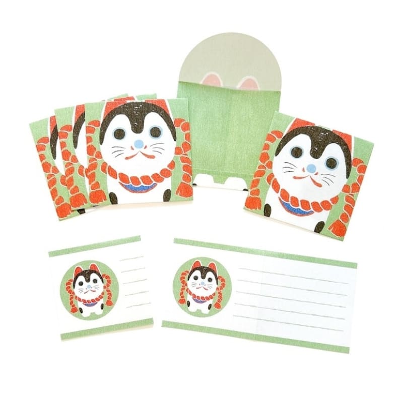 Set Tarjetas y Sobres Pochibumi Inu Hariko