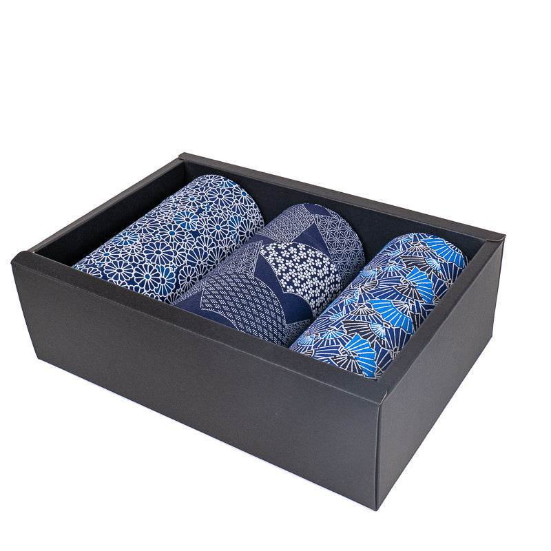 Set Tres Latas de Té Japonesas - Índigo