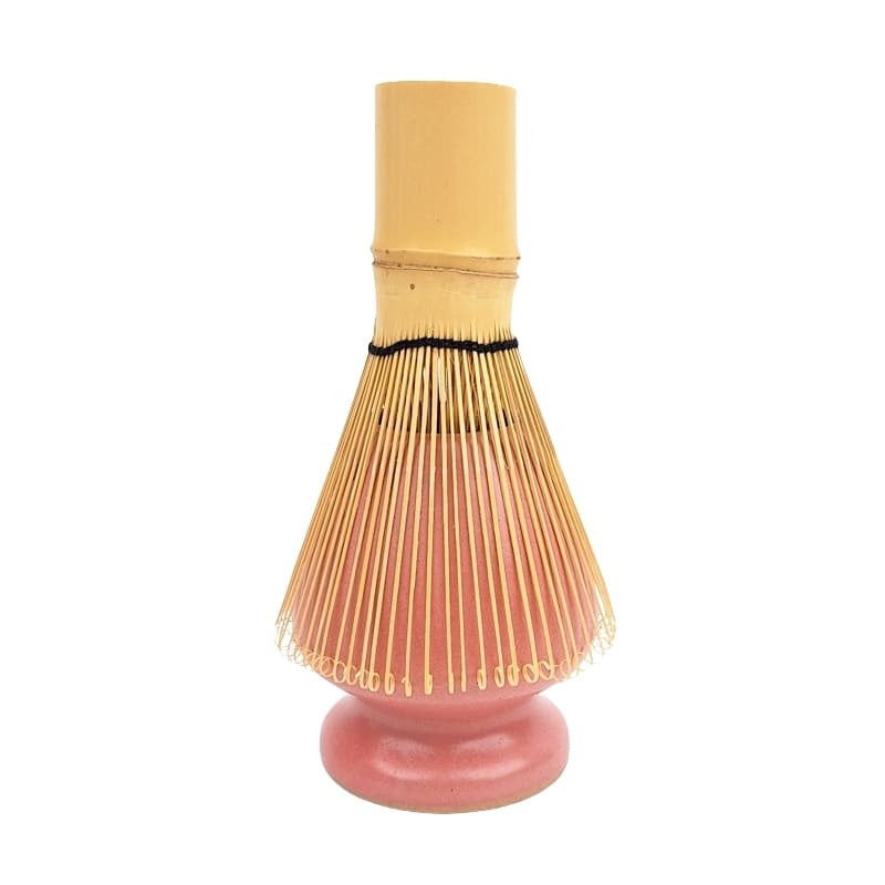 Soporte Batidor Matcha Rosa