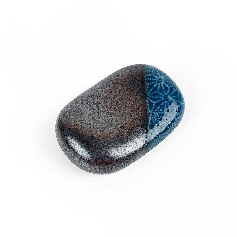 Soporte para Palillos Cerámica Azul