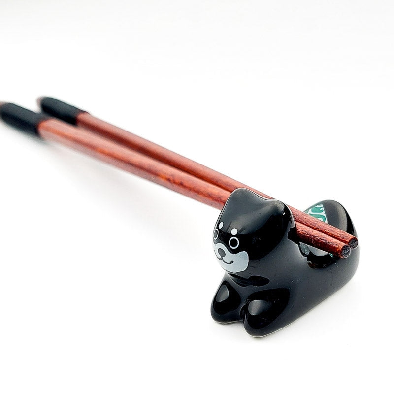 Soporte para Palillos Japoneses Negro Shiba