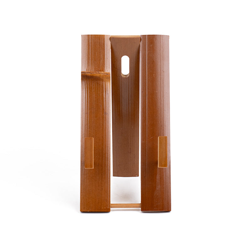 Soporte para abanico japonés plegable de bambú