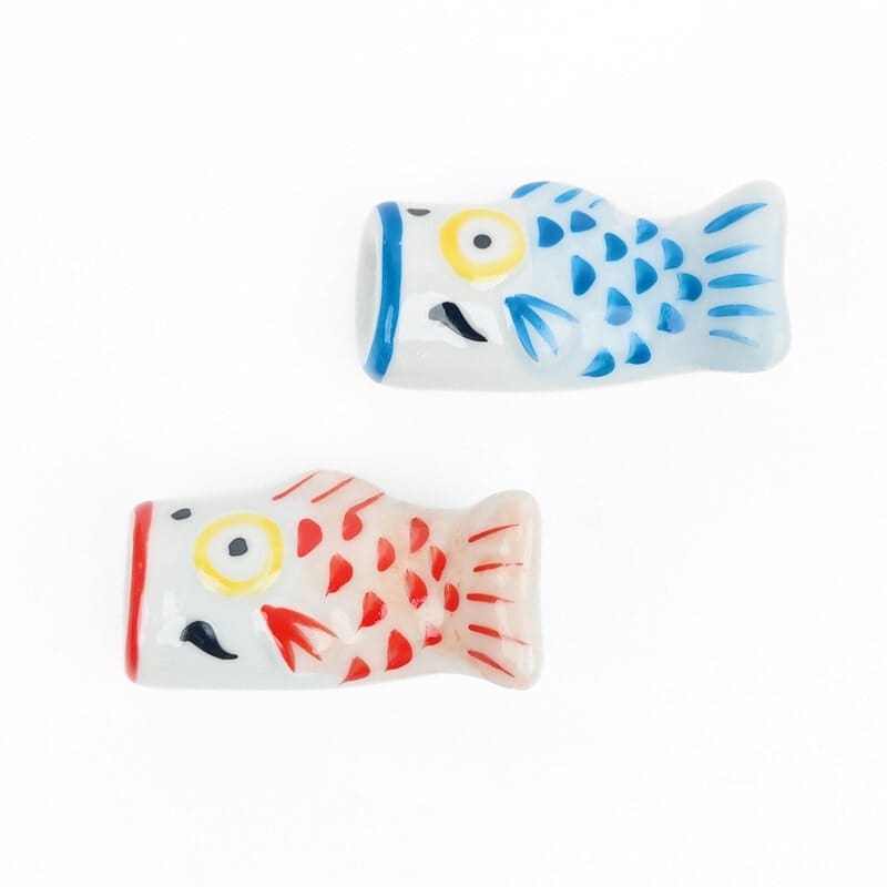 Soporte para Palillos Japoneses Koinobori Rojo