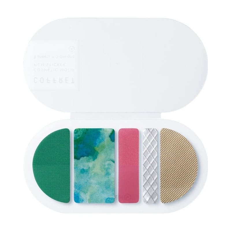 Cajas de Pegatinas Cosméticas Verde Bosque