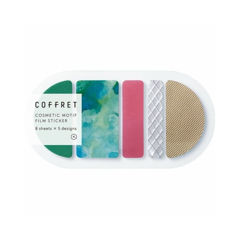 Cajas de Pegatinas Cosméticas Verde Bosque