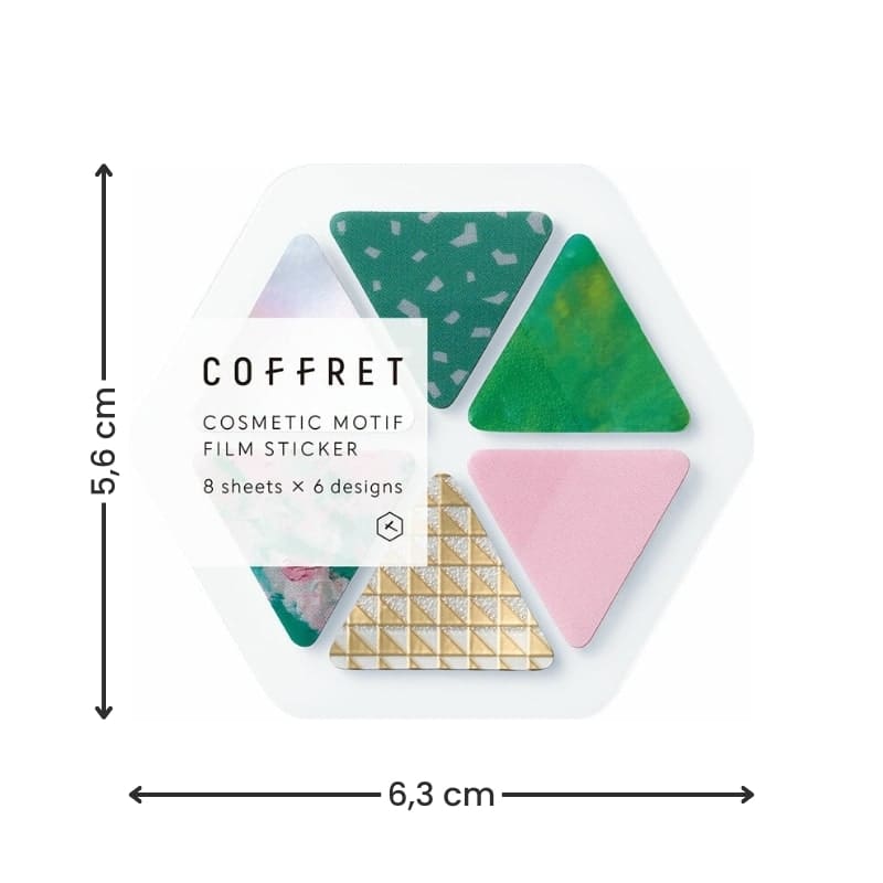 Stickers Cofre Cosmético Triangular