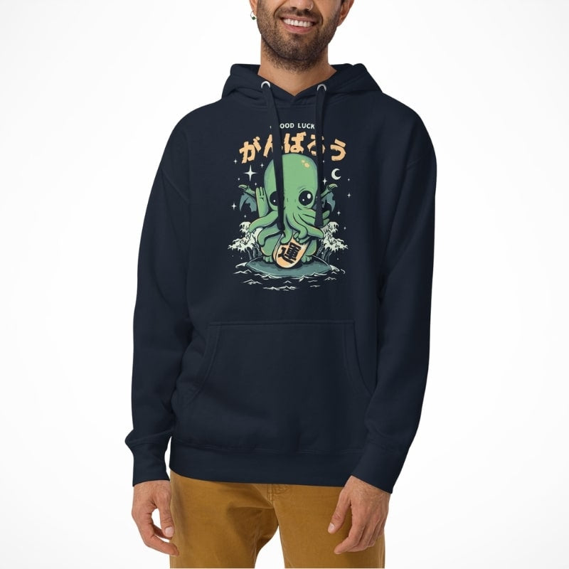 Sudadera Japonesa Buena Suerte