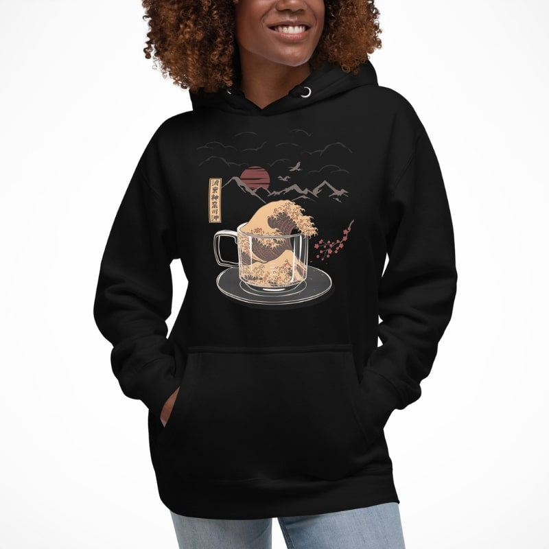Sudadera Japonesa Kanagawa Coffee