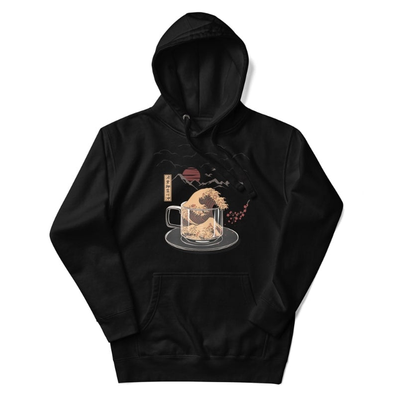 Sudadera Japonesa Kanagawa Coffee S