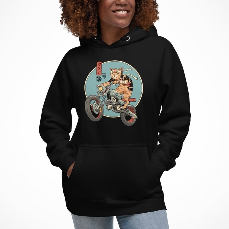 Sudadera Japonesa Neko Rider