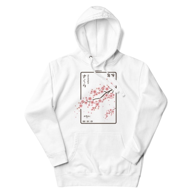 Sudadera Japonesa Nostalgia S / Blanco