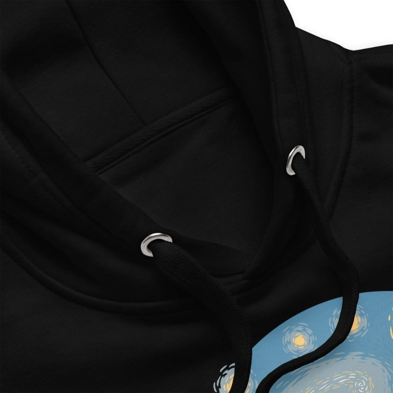 Sudadera Japonesa Ola y Noche de Estrellas