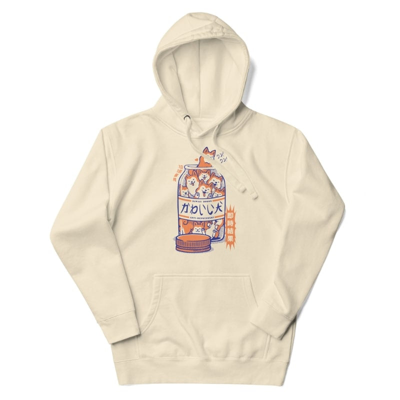 Sudadera Japonesa Shiba Antidepresivos S / Beige