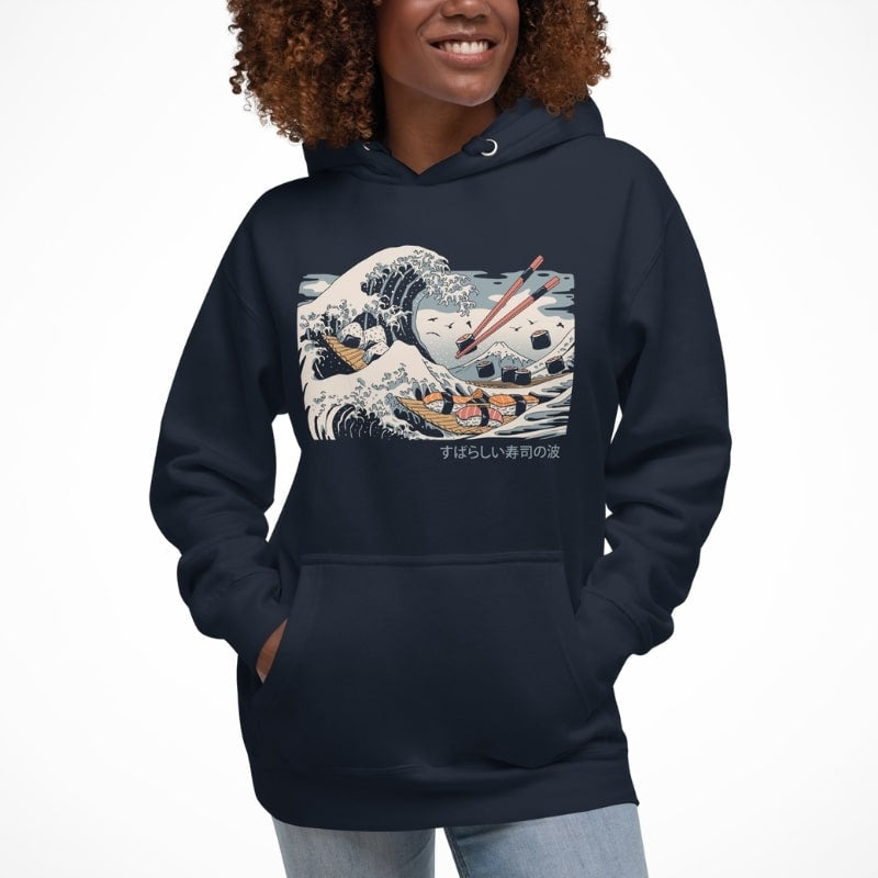 Sudadera Japonesa Sushi Kanagawa