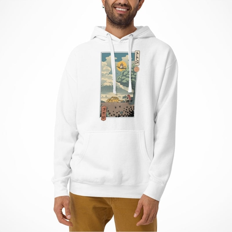 Sudadera Japonesa Ukiyo-e Guardianes del Bosque
